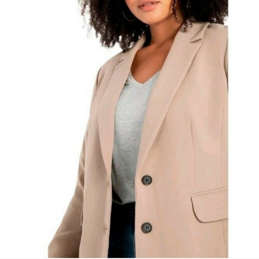 Eloquii Tan Blazer